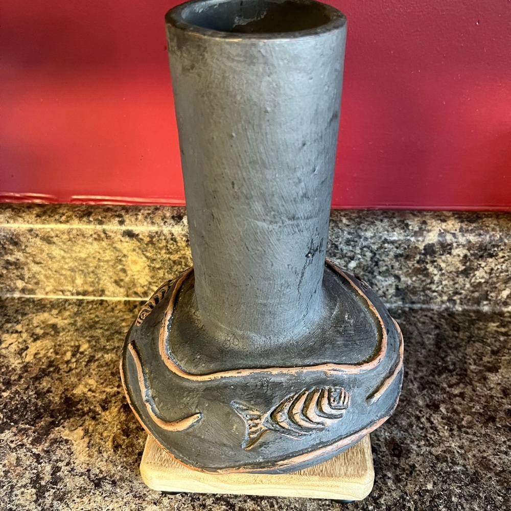 Vintage Colin Thurman Art pottery vase